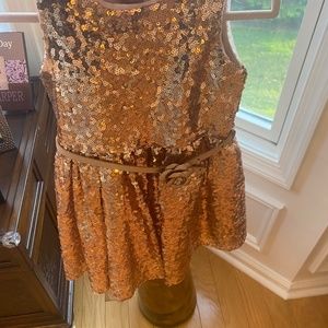 Sequin toddler girl dress
